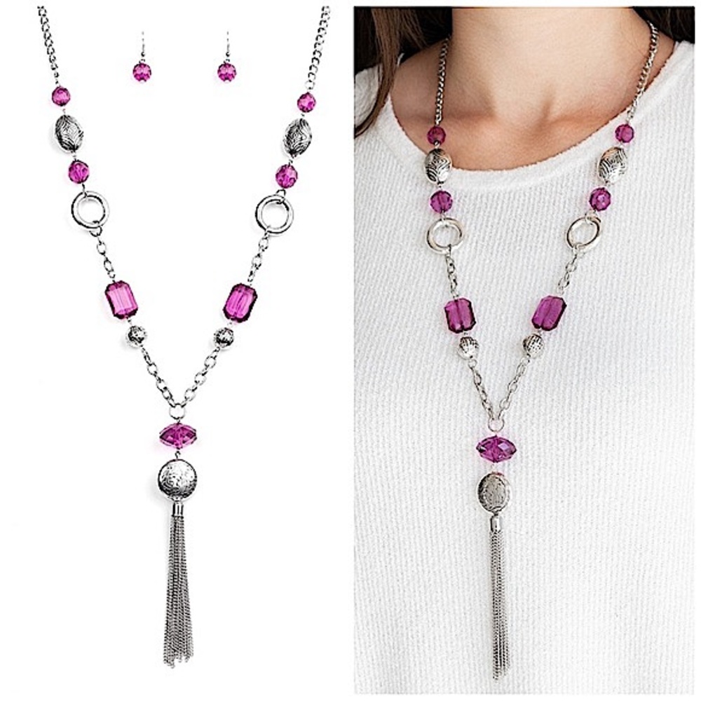 ❤️‍🔥5/$25❤️‍🔥 Ever Enchanting Purple Necklace - Picture 2 of 4